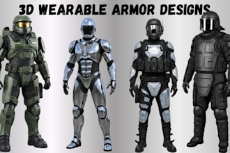 do printable armor, 3d armor, cosplay armor, props for 3d printing