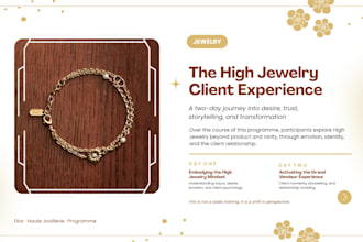 design luxury jewelry pitch deck fashion lookbook deck wristwatch brands deck