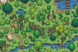 create pixel art tileset tilemap background environment assets indie game