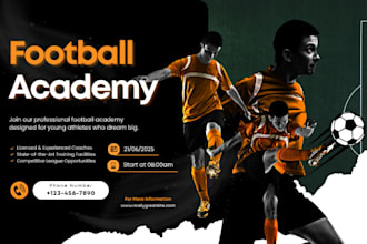design football academy pitch deck sports investor startup deck soccer deck