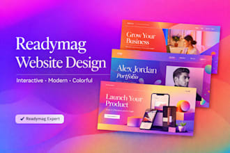 readymag website readymag landing page showit website