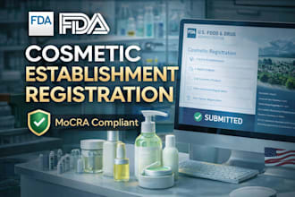 register your cosmetic establishment with fda under mocra compliance