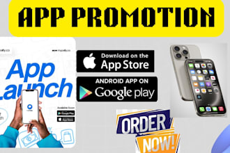 do mobile app promotion for android ios app, game marketing, app marketing