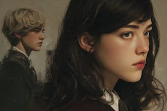 draw your characters and fanart in semi realistic art