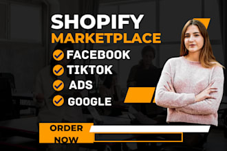 setup shopify marketplace tiktok ads facebook shop pinterest simprosys google