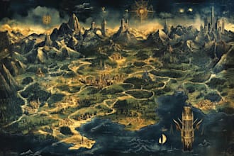create your fantasy map, worldmap, battlemap for dnd etc