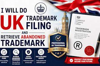 do UK trademark filing and revive abandoned trademark application