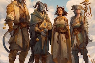 draw your dnd party