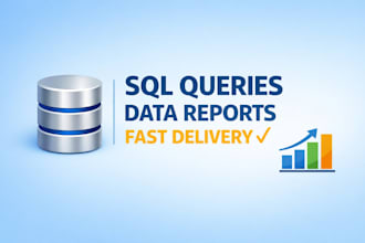 write sql queries, joins, subqueries and data reports