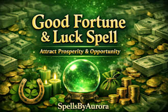 cast a good fortune and luck spells by aurora