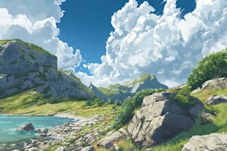 do the landscape illustration or concept art for you