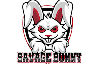 design unique rabbit logo with free vector files