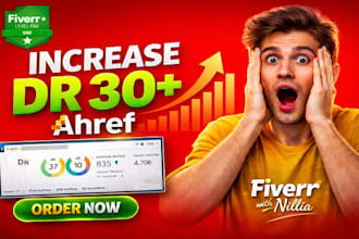 increase website DR 30 ahref