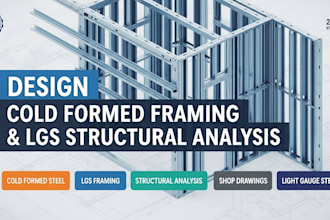 design cold formed steel framing and lgs structural analysis