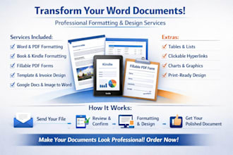 expertly edit, format design your word documents