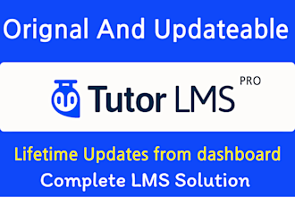 install tutor lms pro with dashboard updates