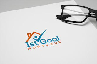 do make an unique awesome finance, mortgage logo
