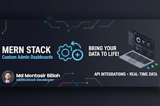 build high performance mern dashboard with react, tailwind and API integration