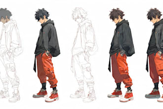draw a anime character