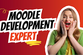build a custom moodle lms website with elearning course setup