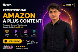 design amazon a plus content, amazon ebc and amazon listing images