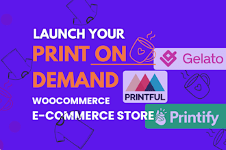 setup pod woocommerce stores with printify printful gelato