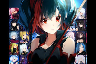 make japanese anime and manga illustration