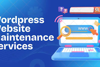 do custom website maintenance or wordpress website maintenance