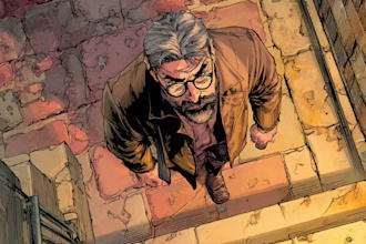 comic book illustration with comic book illustrator