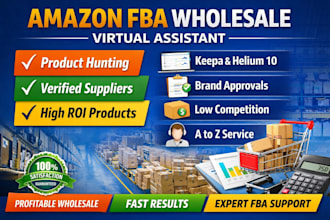 be your amazon fba wholesale virtual assistant a to z