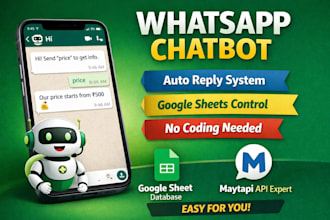 whatsapp bot with google sheets