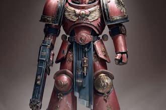 create warhammer 40k art