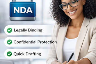 draft a professional nda agreement for your business or startup