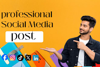 create socila media posts for your company or brand