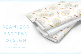 design custom seamless surface patterns prints