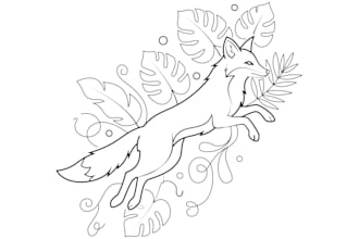 draw custom line art illustration for you