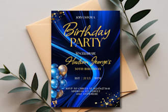 design digital wedding invitation birthday card greeting card party invitation