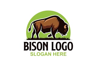 create awesome and gorgeous buffalo logo design