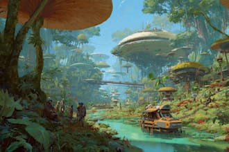 draw illustration or concept art