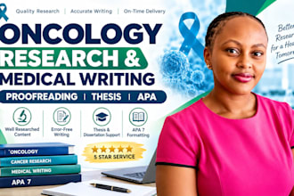 provide oncology research and medical writing services