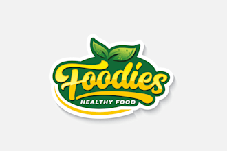 create attractive and imagination food logo design