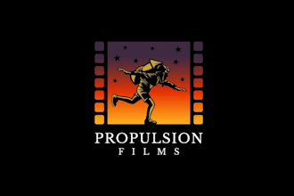 design an artistic film production logo