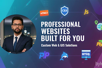 create a professional responsive website using HTML, CSS, js, and PHP