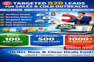 generate targeted b2b leads for sales and cold outreach