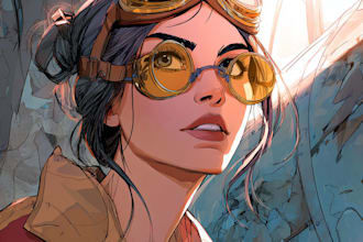 create comic book and custom illustration