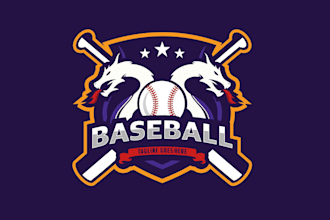 create exclusive and marvelous softball logo design