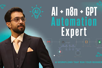 build ai automations and workflows using n8n, openai, apis
