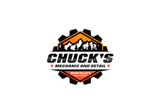 design automotive auto detailing car wash car repair and garage logo for brand