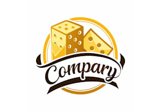 create attractive and imagination cheese logo design