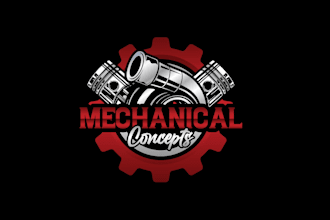create professional and specially diesel repair logo design
